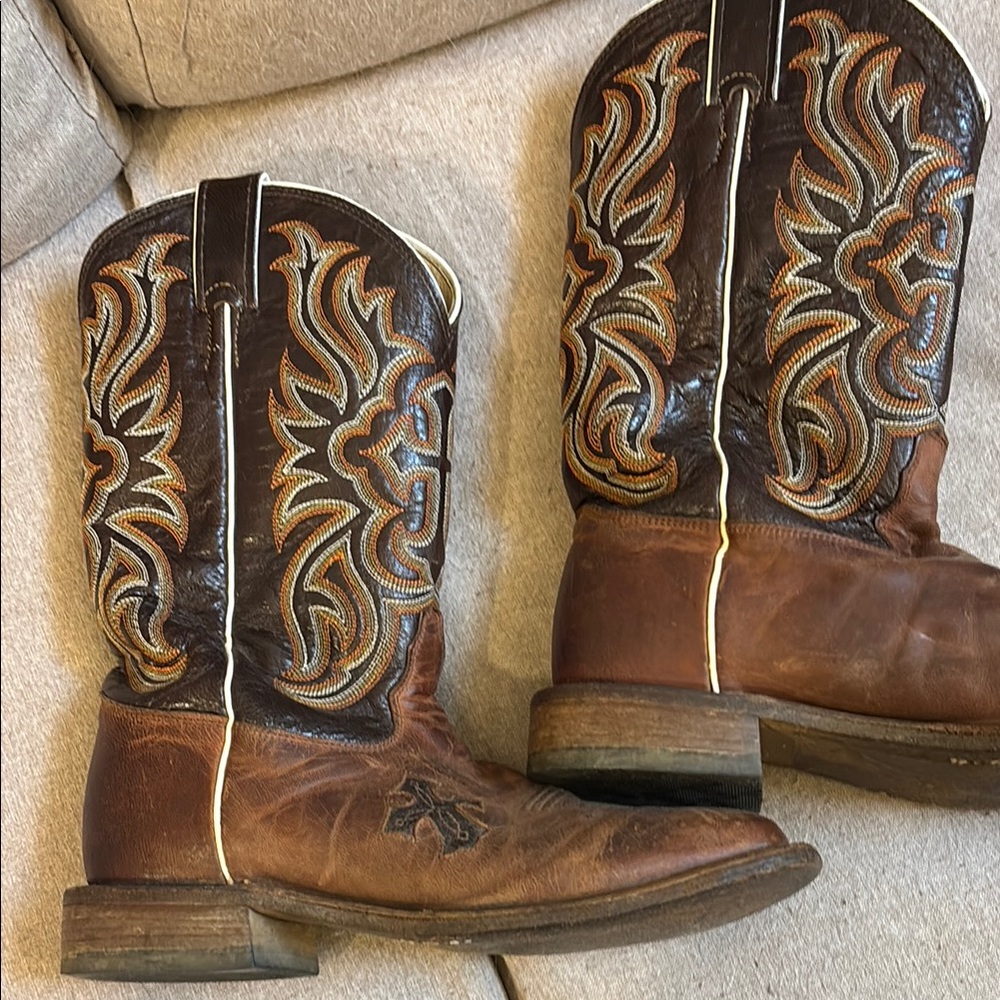 Brown Western Cowboy Boots